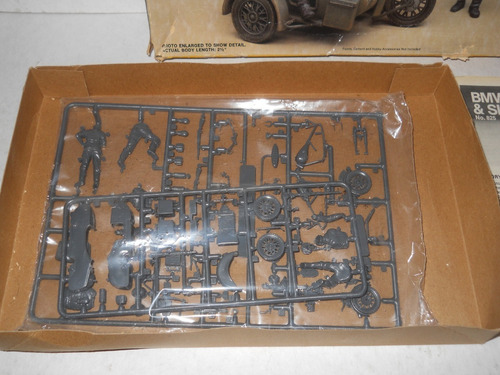 Motocicleta Con Ametralladora Bmw R75 Kit Escala 1/35 Testor (Usado)