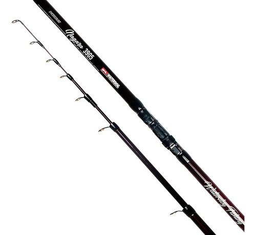 Caña De Pesca Waterdog Nagara 3.90m Pejerrey Telescópica Color Negro