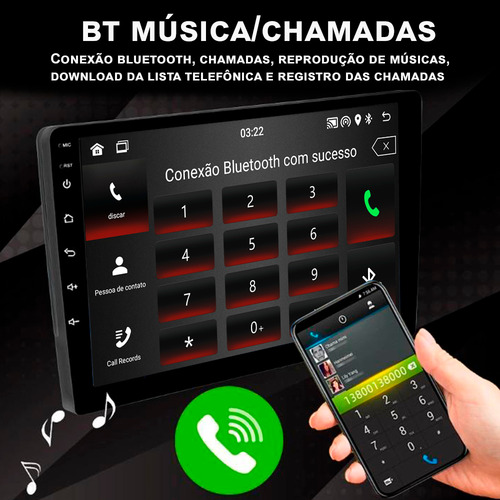 Central Multimidia Android Compativel Com Polo 2024 Cplay 9p