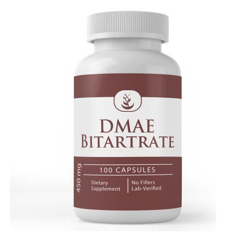 Pure Original Ingredients Dmae Bitartrato, (100 Cápsulas) S