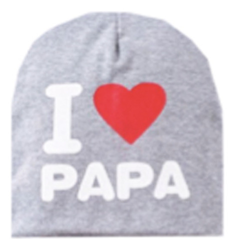 Suave Gorro Para Bebé De Algodón Spandex Nuevo I Love Papa