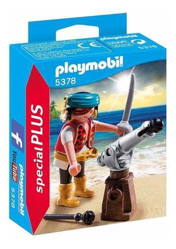 Playmobil  5378 Pirata Con Cañon Bunny Toys