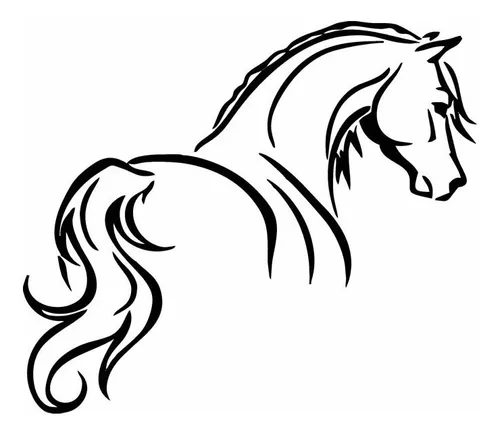 Adesivo Decorativo Cavalo Desenho Animado