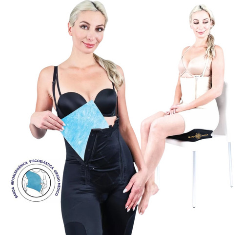 Almohada Para Recuperación De Glúteos + Memory Viscogel Foam