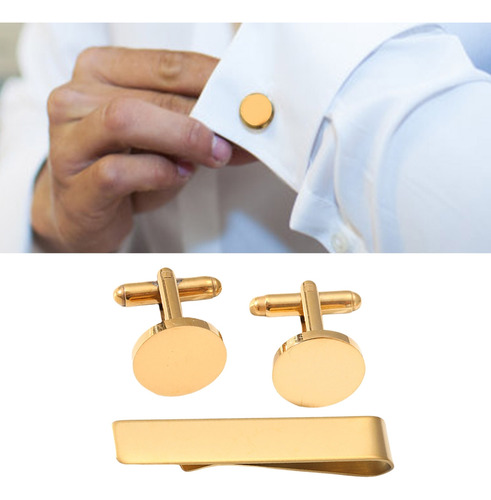 Set De Broches Y Gemelos Para Corbata (bk) Para Hombre, Idea
