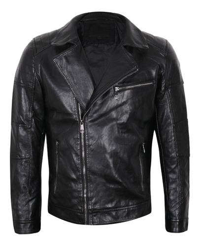 Chaqueta Chamarra Tipo Biker Hombre 