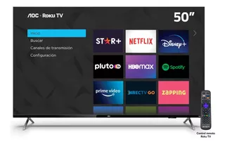 Televisor Aoc 50 Led Smart Tv Uhd Roku 50u6125