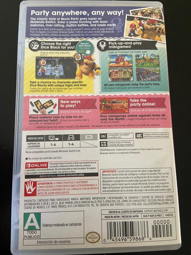 Super Mario Party Switch Original (Usado)