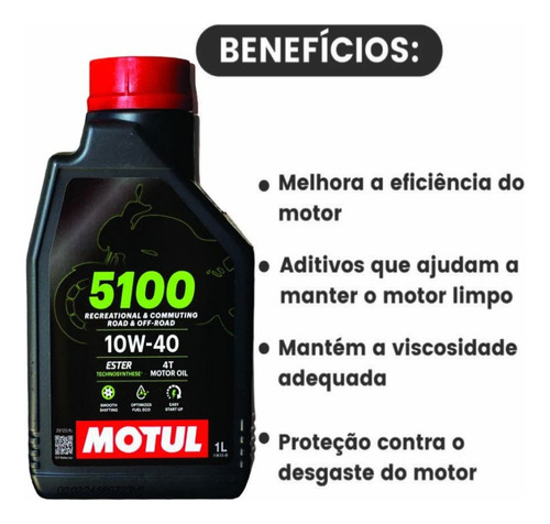 Troca De Oleo E Filtro Yamaha Yzf R3 Motul 5100 10w40 2lts