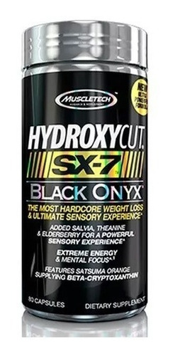 Quemador Muy Potente Hydroxycut Sx7 Black Onyx- Envio Gratis