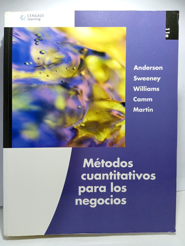 Métodos Cuantitativos Para Negocios - Anderson - Ed Cencage 