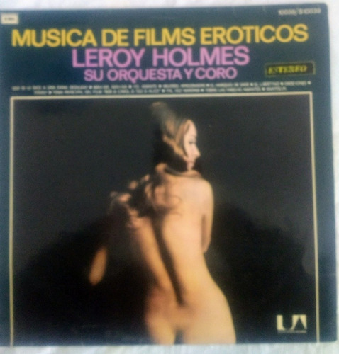 Leroy Holmes Música De Films Eróticos Vinilo Original 