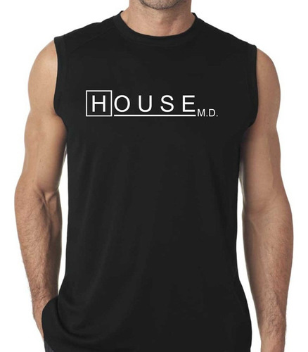 Remera Dr House Musculosa 100% Algodón Calidad Premium