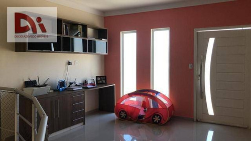 Sobrado Com 3 Dormitórios À Venda, 245 M² Por R$ 750.000,00 - Campos Do Conde Louvre - Tremembé/sp - So0042