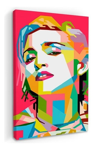 Cuadros Popart Tipo Oleo En Canvas Artistíco Color Madonna2