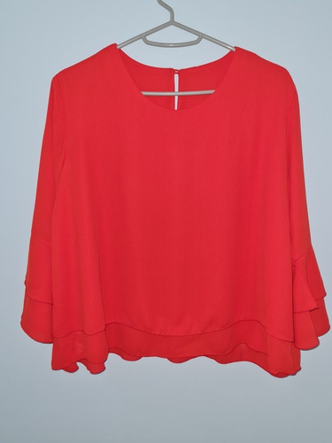 Blusa Volados Roja 