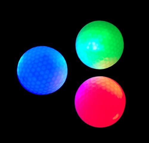 Yamato Led Light Up Golf Balls, Glow In The Dark Night Golf 