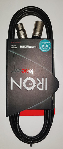 Imagen 1 de 5 de Cable Kw Iron 241 Canon Canon Neutrik ,3 M. 5 Años Garantia