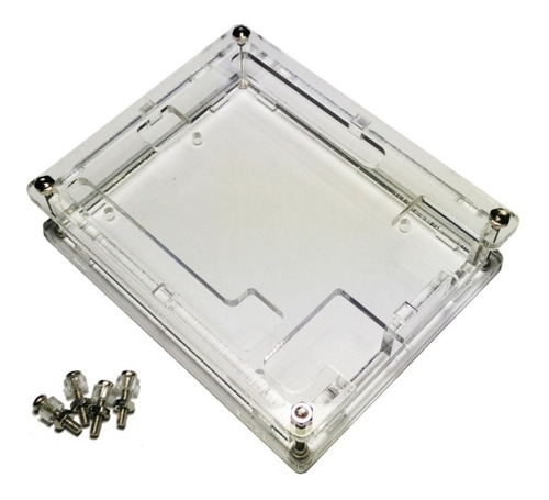 Caja Acrílica Transparente Armable Para Arduino Uno R3