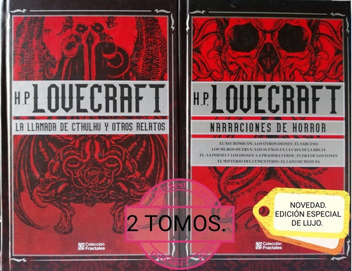 H. P. Lovecraft/ Narraciones Y Relatos De Horror/ Colección.