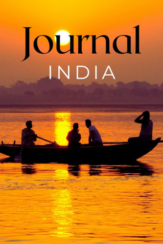 Libro: Journal - India: 6x9 Inches Blank Lined Notebook