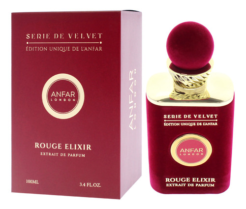 Perfume Anfar Velvet Rouge Extrait De Parfum 100 Ml Para Muj
