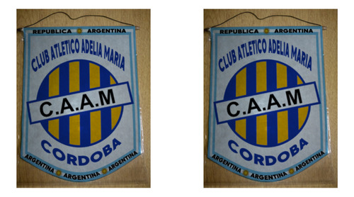 Banderin Chico 13cm Club Atlético Adelia María Cordoba