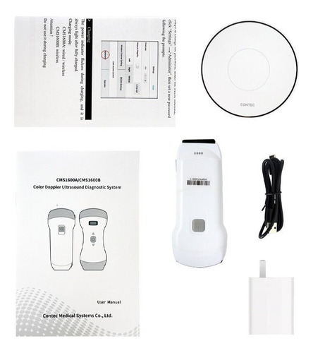 Ultrasonido Veterinario Inalámbrico, Convexo Y Lineal Contec