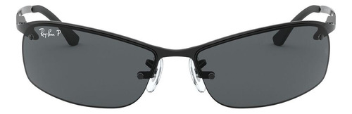 Lentes De Sol Rb3183 Gris Ray-ban Color de la lente Grey Color de la varilla Polished black Color del armazón Polished black