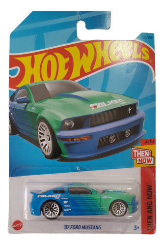 Hot Wheels Ford Mustang 2007 #205 Estilo Incomparable!   