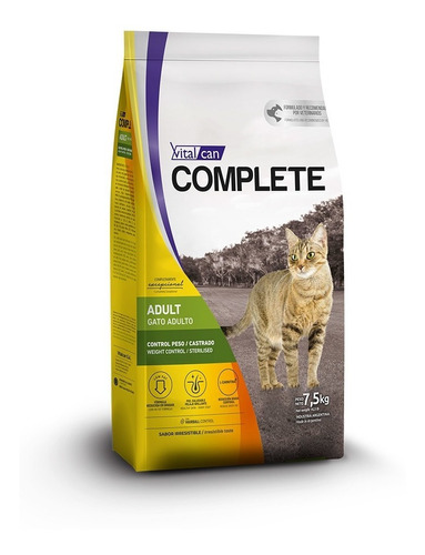 Vitalcan Complete Gato Castrado X 1.5 Kg- Petit Pet Shop