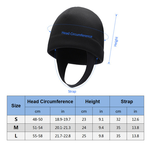 Gorro De Surf Y Kayak Para Buceo Uv, Capucha Cálida Para Esn