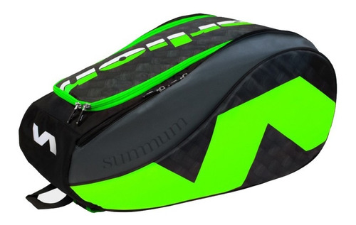 Bolso Paletero Varlion Summum Negro / Verde (po)