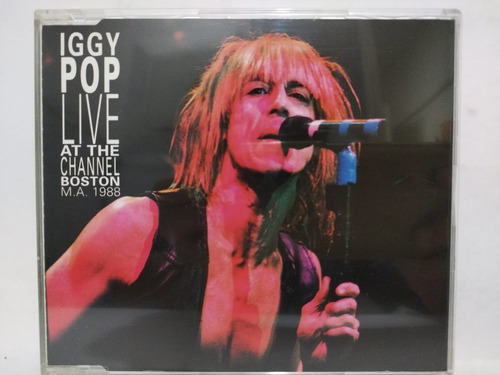 Iggy Pop Live At The Channel Boston M.a. 1988 Cd France 1990