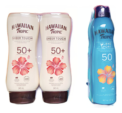 Protector Hawaiian Tropic 2 Sheer Touch Y 1 Island Sport