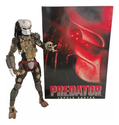 Figura Depredador Predator Jungle Hunter Con Accesorios