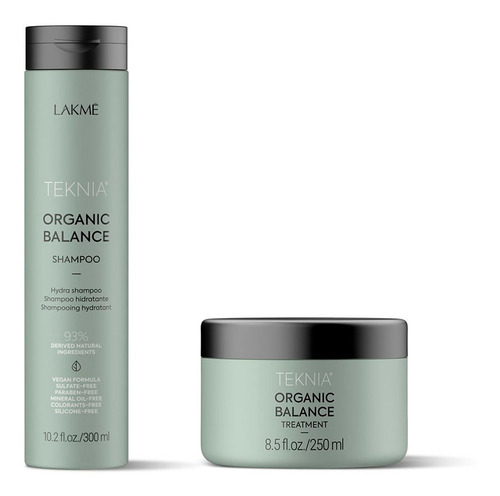 Shampoo Y Tratamiento Protección Diaria Organic Lakme