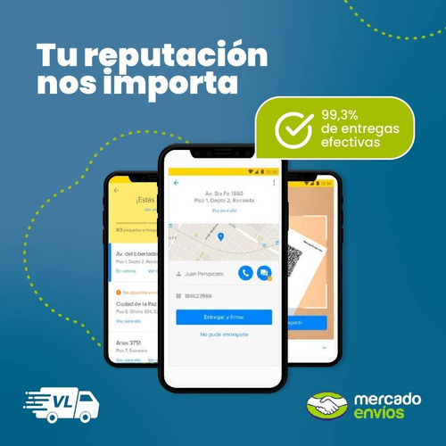 Imagen 2 de 8 de Servicio De Mensajeria Envios Flex Caba Y Gba Motomensajeria