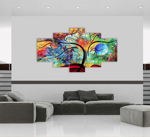Imagen 2 de 7 de Murales Polipticos Árbol De La Vida 60 X 100 !