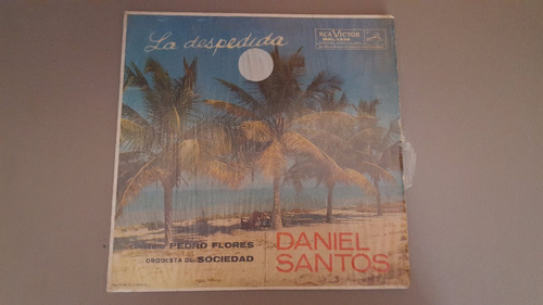 Disco De Acetato Daniel Santos La Despedida