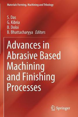 Libro Advances In Abrasive Based Machining And Finishing ...