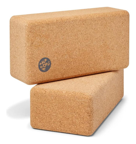 Manduka Cork Lean Yoga Block Material Sostenible Resistente,