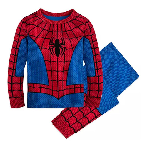 Pijama Para Niños Disney Spiderman Original Nuevo Diseño