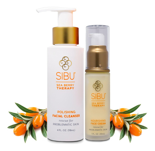 Sibu Sea Buckthorn (bundle) Crema Facial Nutritiva De 1 Oz +