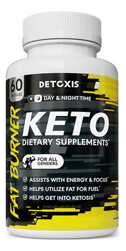 Keto Pills - 60 Capsulas Cetogenicas De Apoyo Para La Dieta 