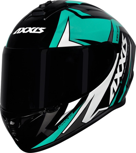 Imagem 2 de 10 de Capacete Axxis Draken Preto Fosco + Viseira Fume