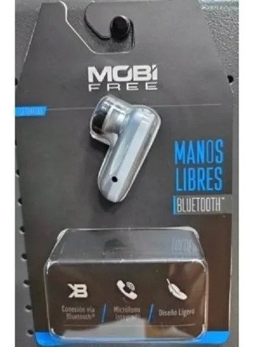 Audífonos Inalámbricos In-ear Bluetooth - Mobifree Mb- /vc Color Blanco Color de la luz Plateado