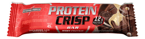 Caja de barras Protein Crisp con 12 unidades - Integralmedica Duo Crunch Flavor