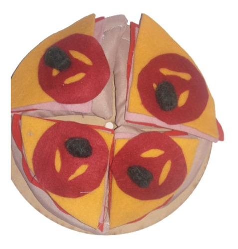 Pizza Simple. Juguete, Niños Comida De Juguete