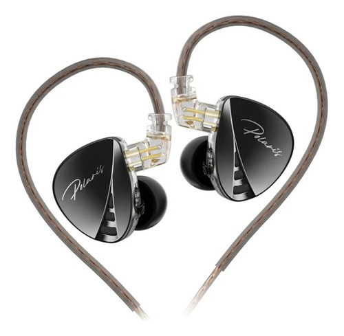 Audifonos in-ear Cca polaris color negro con micrófono